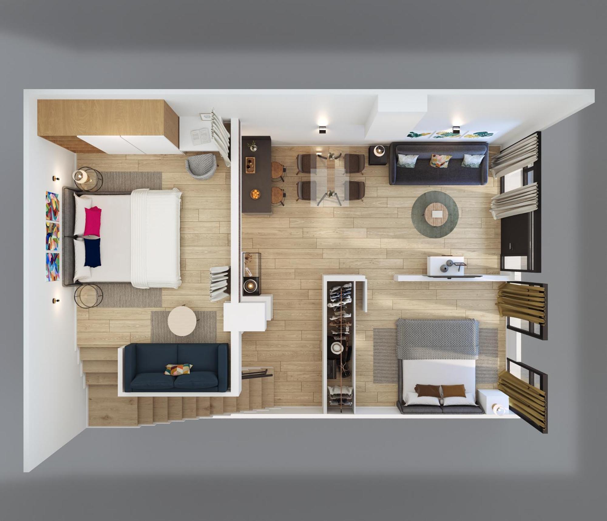 דירות מדריד Duplex Moderno Y Acogedor Junto A Atocha מראה חיצוני תמונה